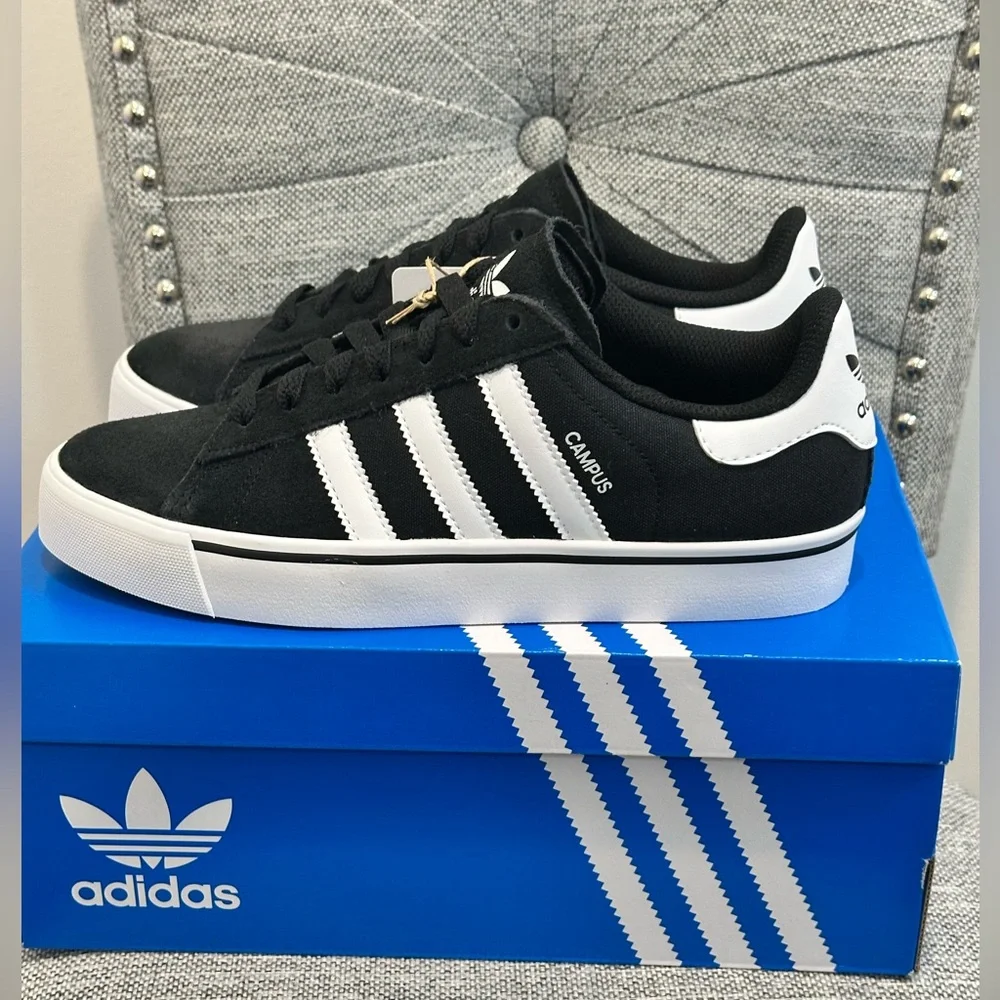 Adidas Campus Throwback Design, VULC J IH8038 Sneakers, Size 7